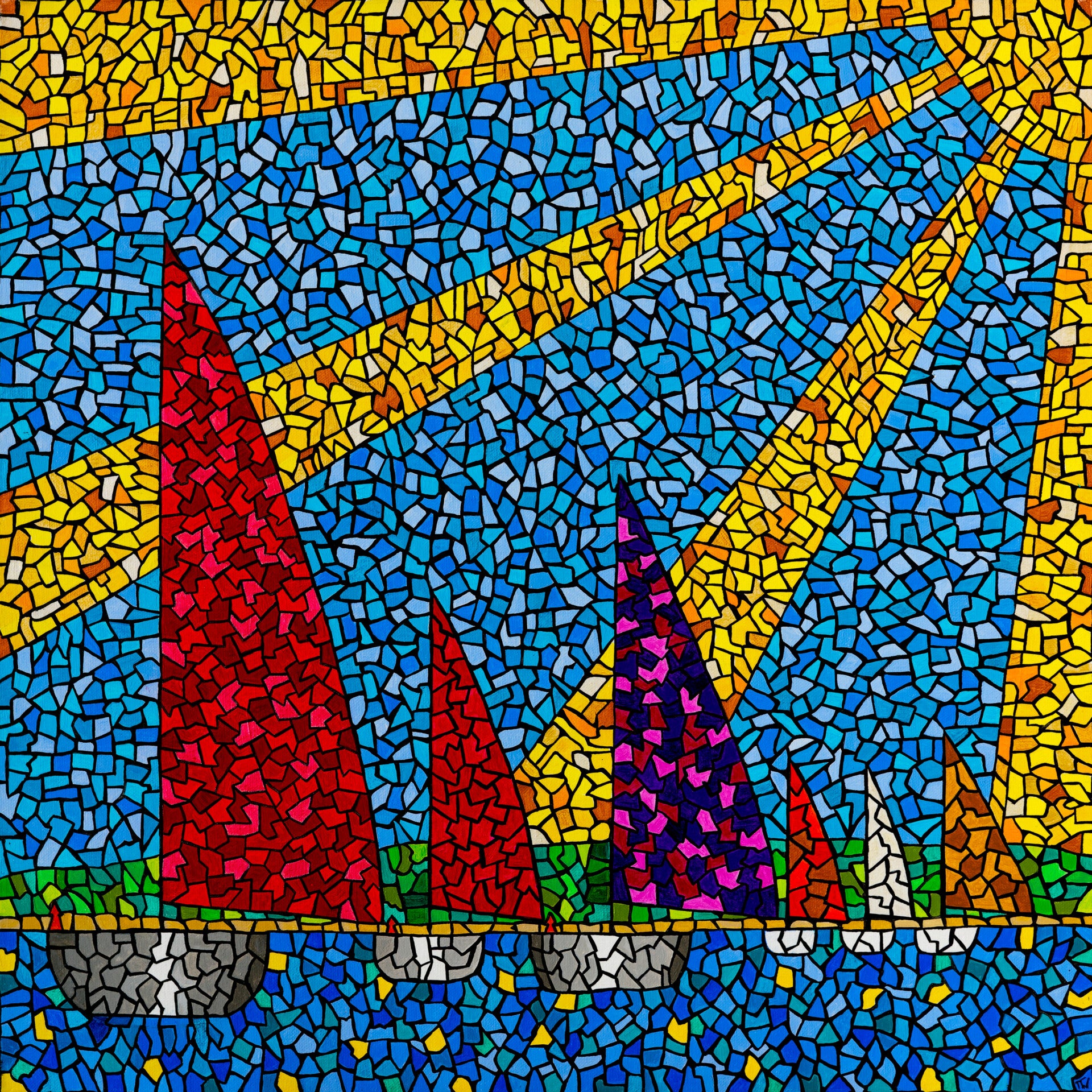 ‘Nearly Home’ A square fine art print.