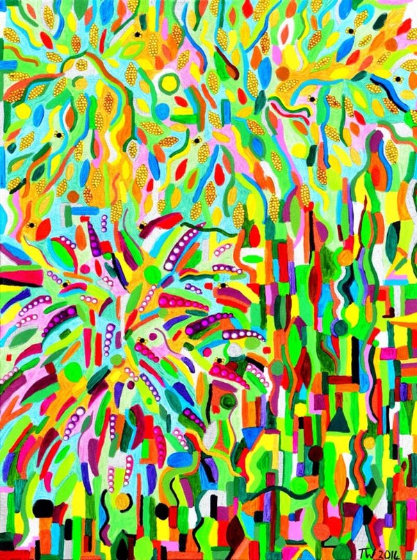 ‘Summer Garden View’ An A4 fine art print.
