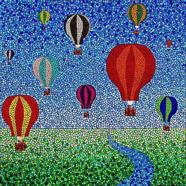 ‘The Four Elements’ A square fine art print
