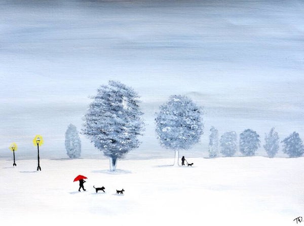 ‘Winter Walk’ An A4 fine art print.