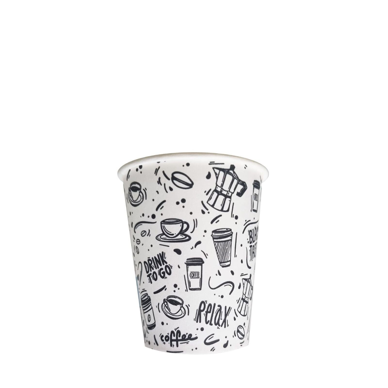 Koffiebekers Recyclebaar Wegwerppapier - 180 cc 1.000 stuks per doos