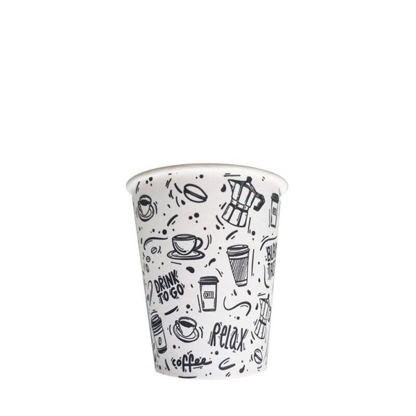 Koffiebekers Recyclebaar Wegwerppapier - 180 cc 1.000 stuks per doos