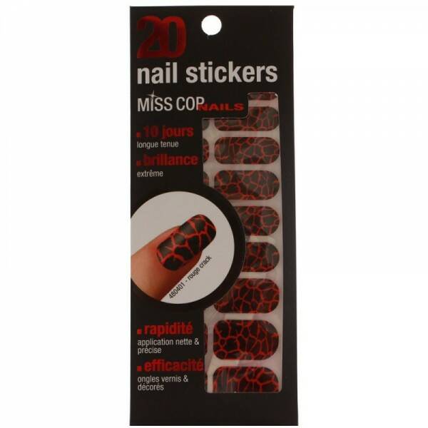 Miss Cop Nagel Art Sticker 02 – Rose Crack