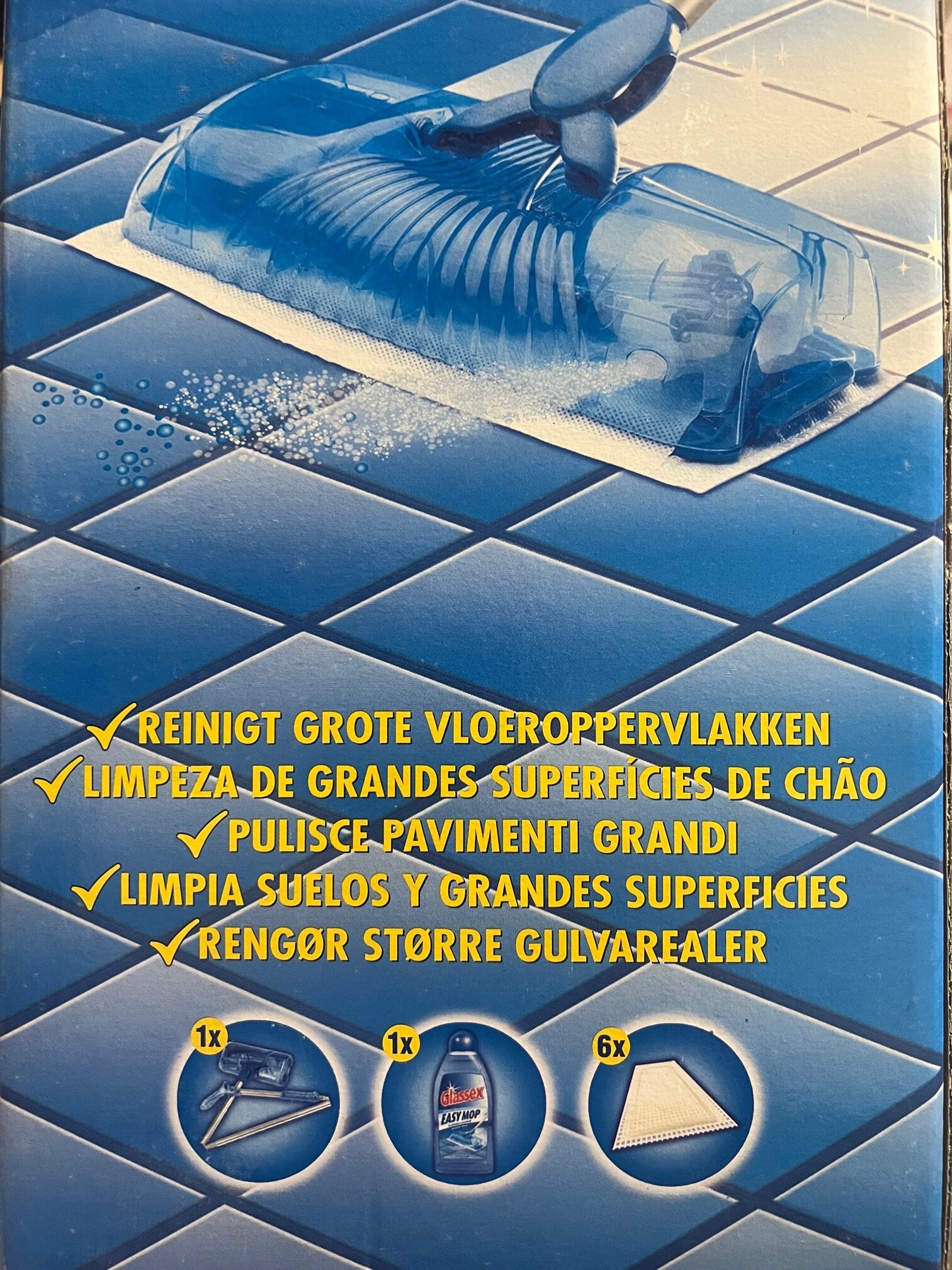 Glassex Floor Cleaning System - Easy Mop Starter Kit.