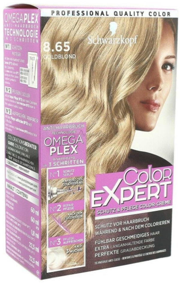 Schwarzkopf Color Expert Omega plex 8.65 GOLDBLOND