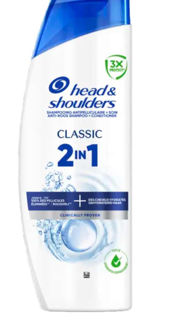 head & shoulders shampoo classic 2 in 1  300ml