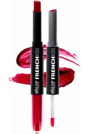 Miss Cop FRENCH KISS Duo Gloss & Lipstick – 02 Framboise