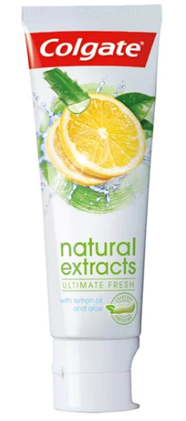 Colgate Tandpasta 75Ml Natural Extracts Fresh Lemon.