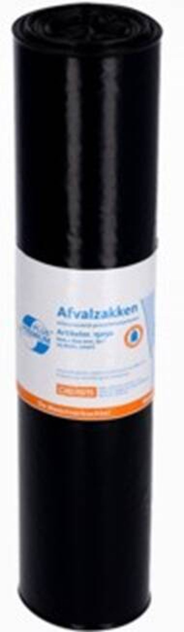 DEISS Zwart Afvalzakken 600x800mm - 60L - Rol à 25 st