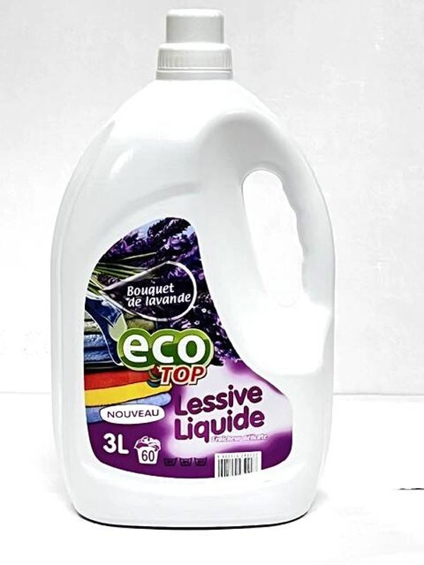 Eco Top Vloeibaar Wasmiddel Lavande 3L 60 wasbeurten