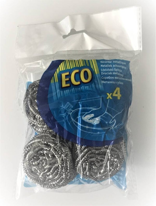 Nicols ECO Metalen schuurspons 4 stuks