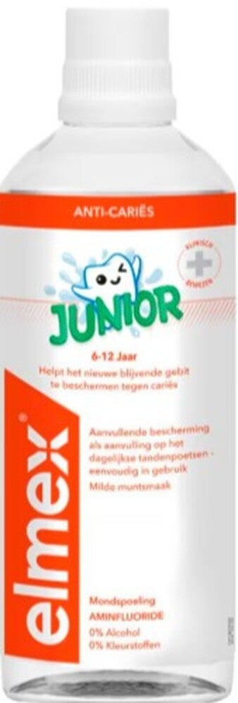Elmex Junior Mondwater 6-12 jaar - 400ml
