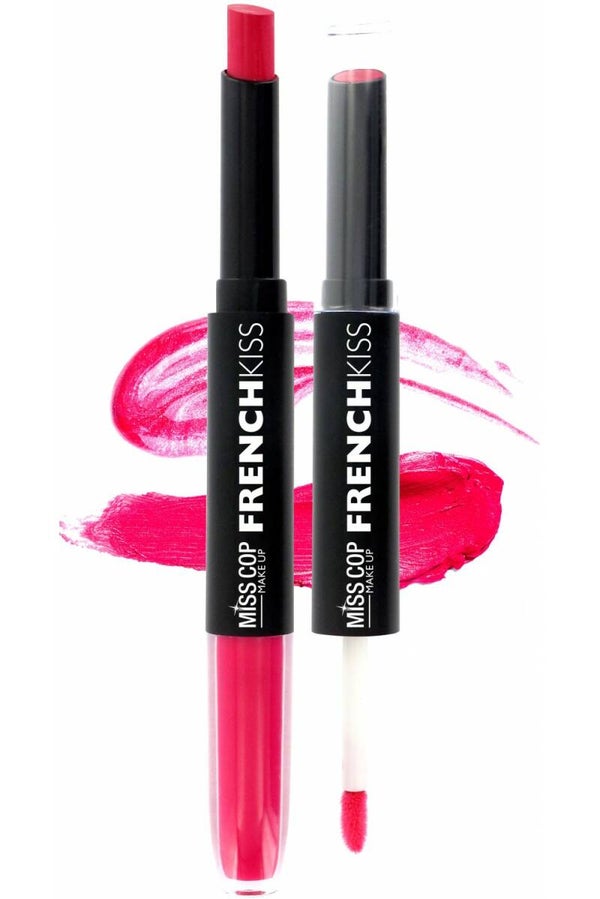 Miss Cop FRENCH KISS Duo Gloss & Lipstick 01 Fuchsia