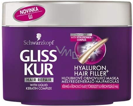 Schwarzkopf Gliss Kur Hyaluron+ Hair Filler 200ml - Herstellend Haarmasker