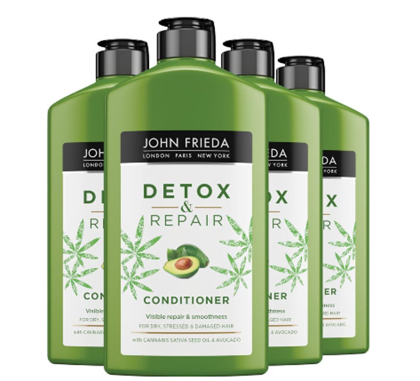 John Frieda Detox & Repair Conditioner 4x250ml voordeelverpakking