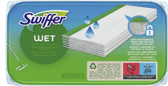 Swiffer Sweeper - Natte Vloerdoekjes Navulling 12 stuks