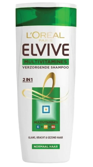 2 x L'Oreal Paris Elvive Shampoo Multivitamines 2in1 - 250 ml