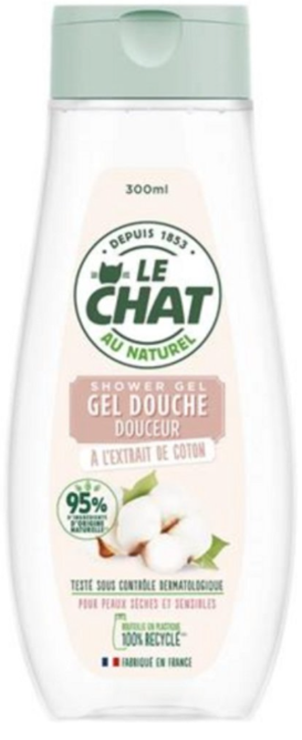Le Chat Douchegel – 300 ml – met katoenextract
