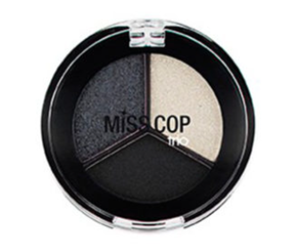 Miss Cop Trio Eyeshadow N° 17 – Black Smoke