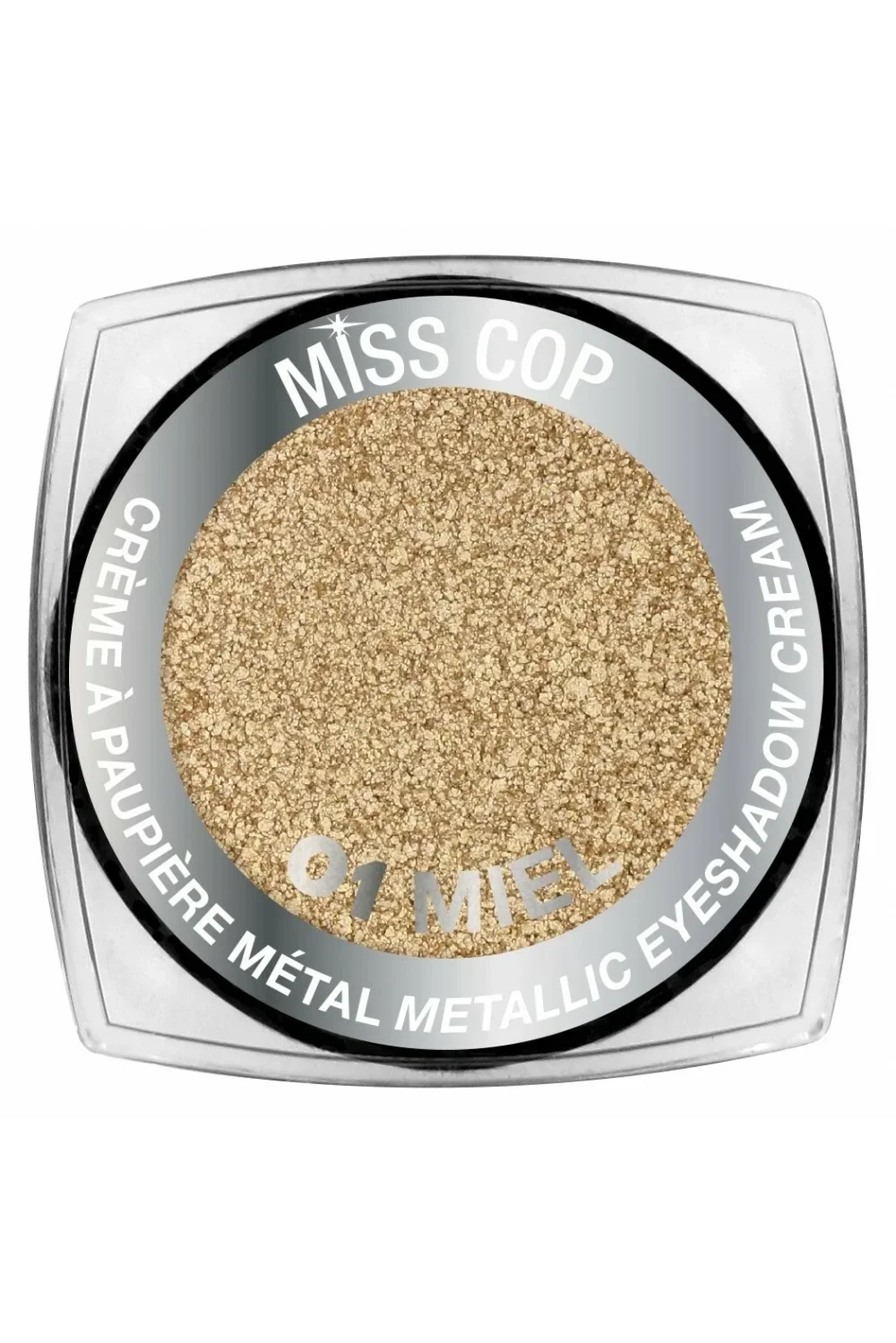 Miss Cop Crème Metallic Oogschaduw – 01 Métal