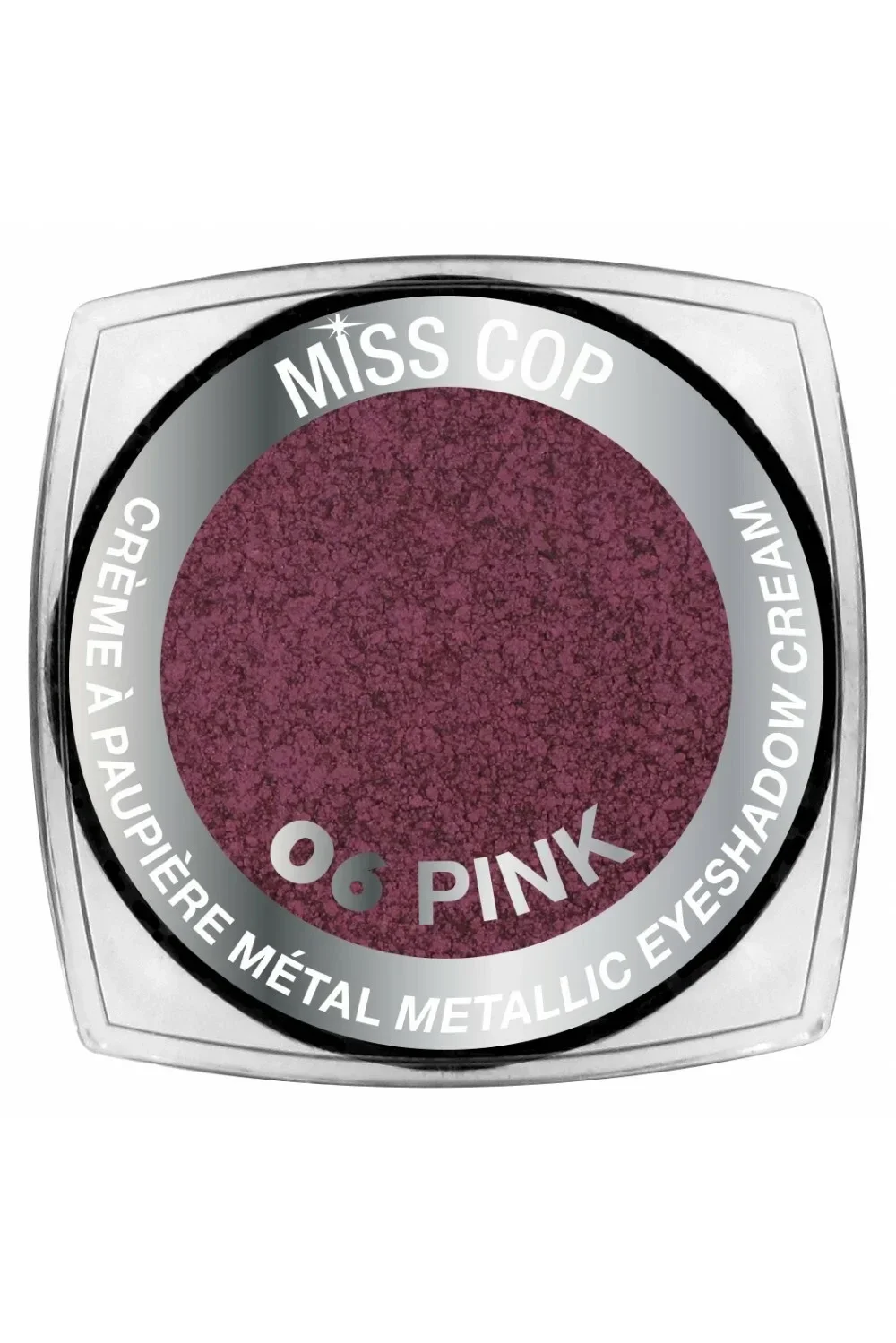 Miss Cop Crème Metallic Oogschaduw – 06 Pink