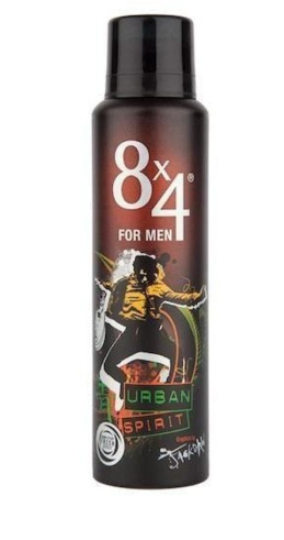 8x4 For Men Urban Spirit Deodorant 150 ml.