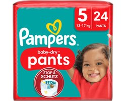 Pampers Baby Pants Baby Dry Maat 5 Junior (12-17 kg), 24 luierbroekjes