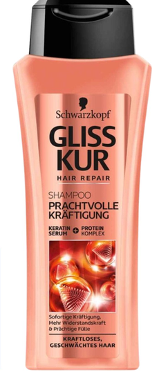 2 x Gliss Kur Prachtige Veerkracht Shampoo 250ml