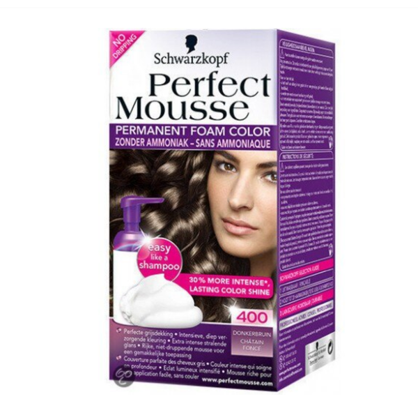 Schwarzkopf Perfect Mouse Haarverf Donkerbruin N:400