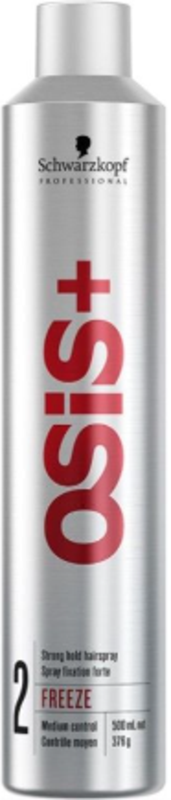 Schwarzkopf Professional OSiS+ Freeze 2 Medium Control Hairspray – 500 ml