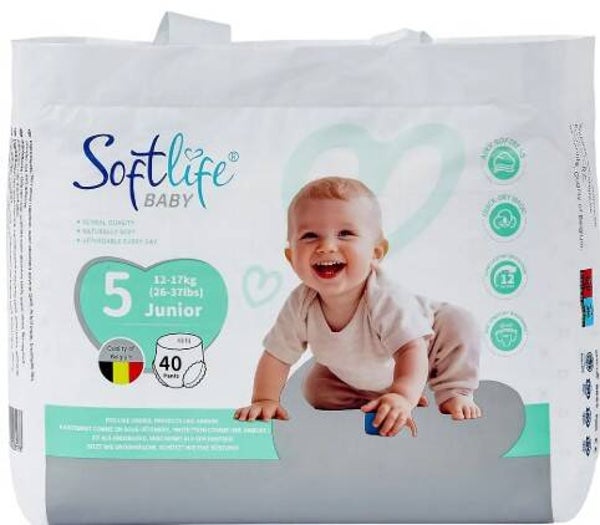 SoftLife Pants Maat 5 – 40 Stuks (12–17 kg)