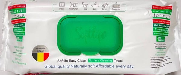 Softlife Reinigingsdoekjes Groen – 100 Stuks