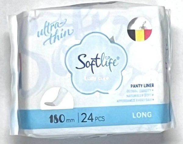 Softlife ultradunne lange inlegkruisjes voor dames – 24 stuks – 180 mm.