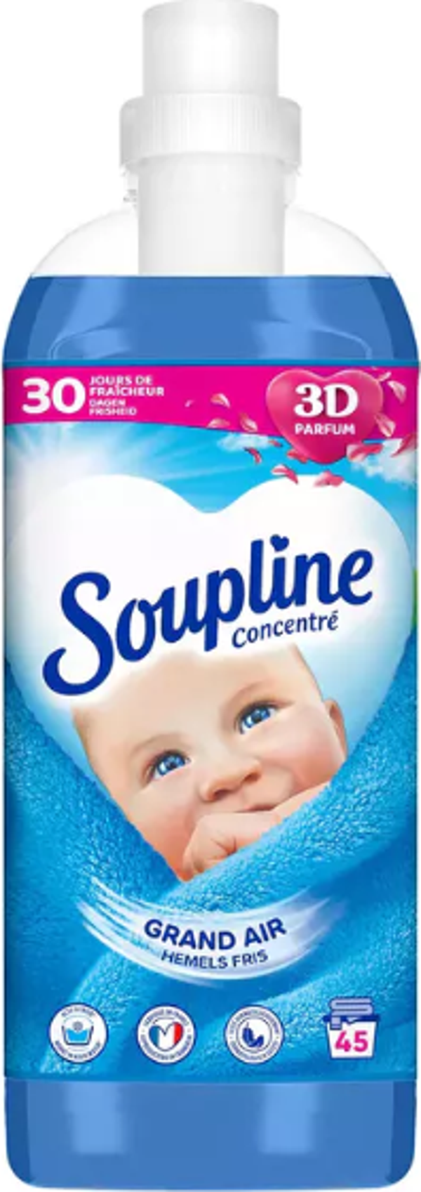 Soupline Wasverzachter Grand Air Hemels Fris 1000ml