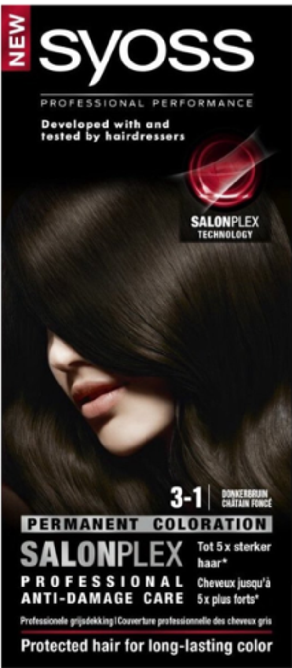 SYOSS Color baseline 3-1 Donkerbruin Haarverf