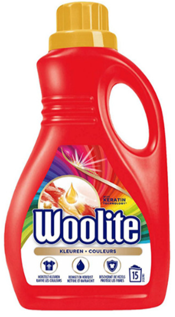 Woolite Vloeibaar Wasmiddel Kleur – 15 Wasbeurten
