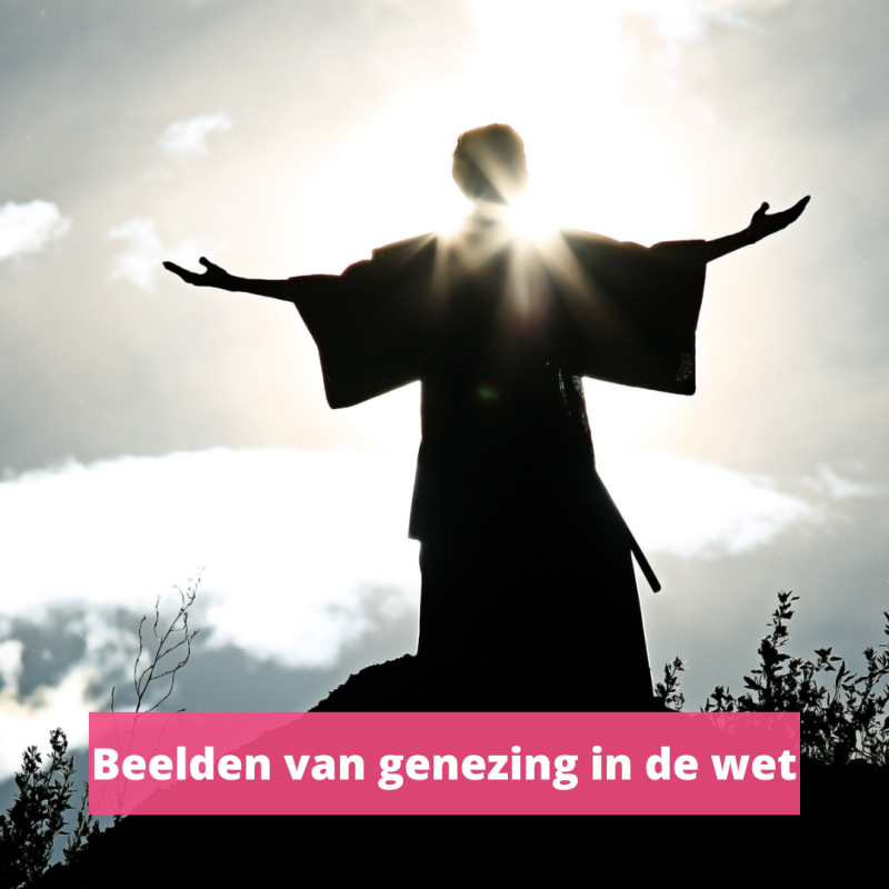 Schaduwbeeld van genezing in de wet van Mozes