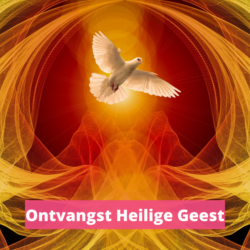 Ontvangst van de Helige Geest. De Heilige Geest vervuld ons en wij kunnen gedoopt worden in de Heilige Geest