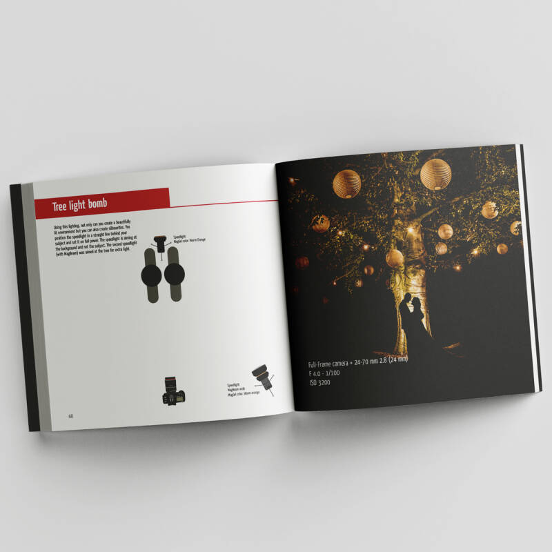 #BeCreative Photography Book - Dynamic techniques, posing and creative lighting recipes. 53 Off-Camera Flash light recipes. Learn fast, awesome and creative lighting techniques from Magmod & Profoto Ambassador Arno de Bruijn.