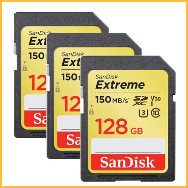 Sandisk Extreme SD 128 GB