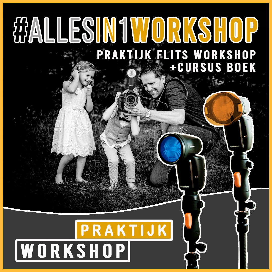 Groeps Flits Workshop, de beste gropesworkshop flitsen en flitstechnieken die geschikt is voor ieder type fotograaf