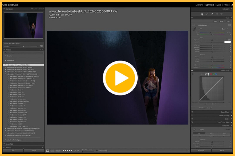 Leer editten van RAW naar Awesome