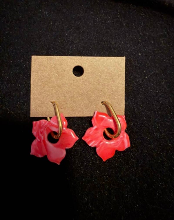 Modèles lys rouge et rose.