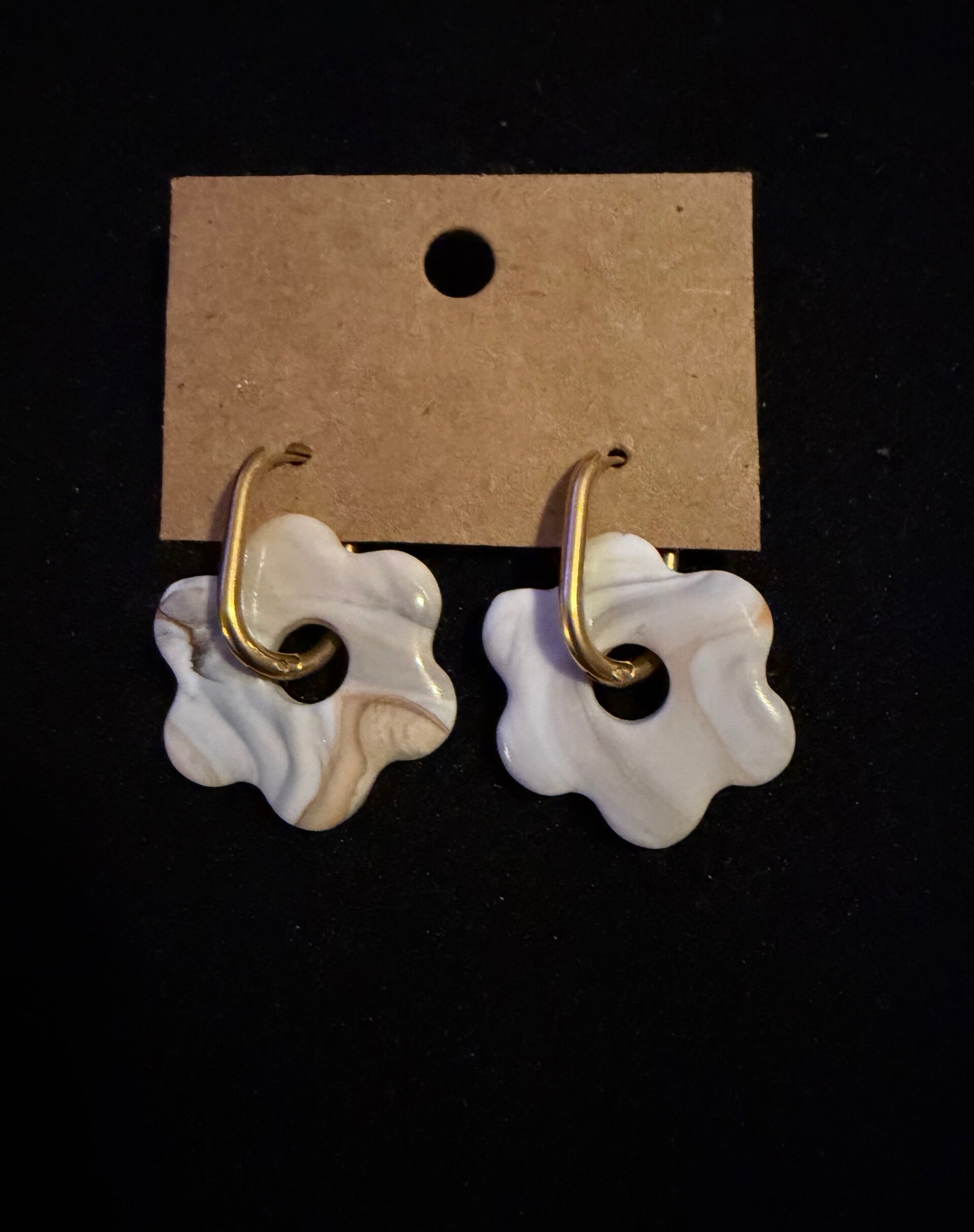 Modèles anémone grise blanche et marron.