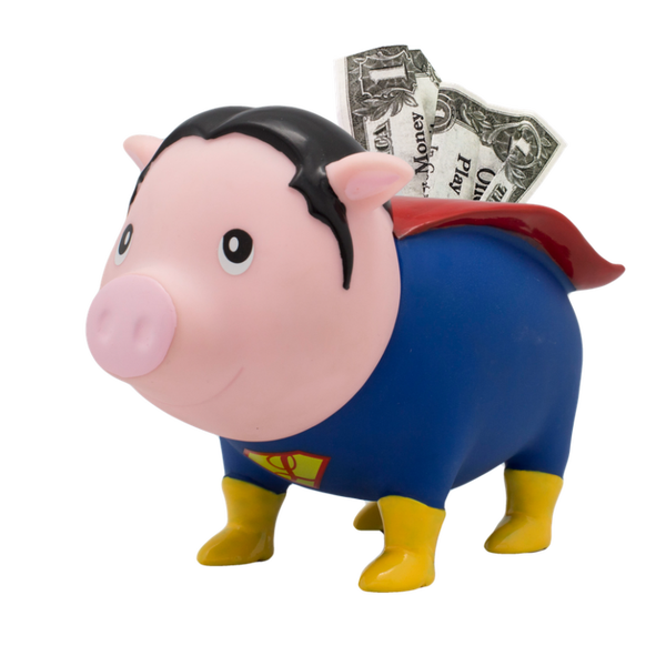 Spaarvarken superman