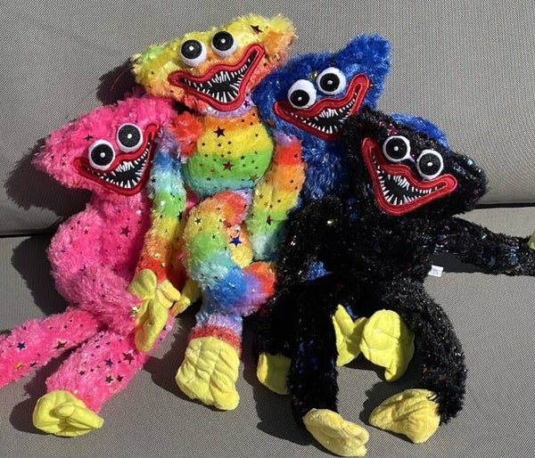 Huggy Wuggy met sterretjes en glitter