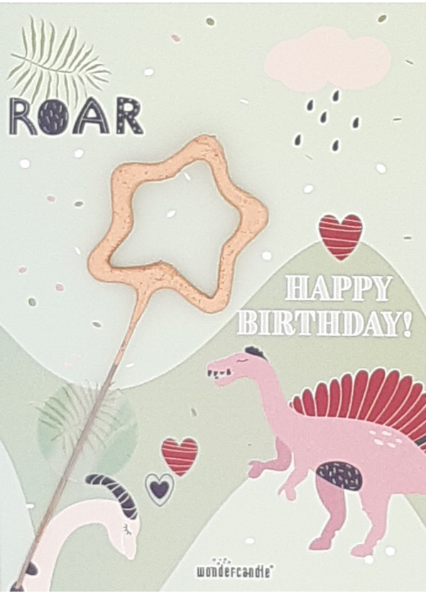 Wondercandle Roar dino