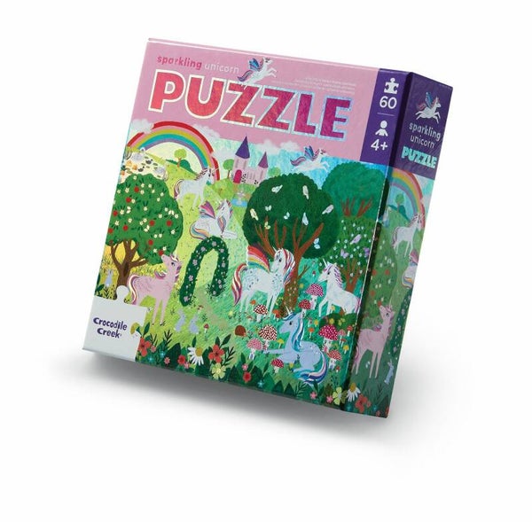 Puzzel sparkling unicorn 60 stuks