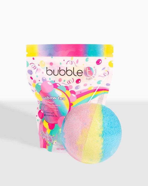 Rainbow bath fizzer