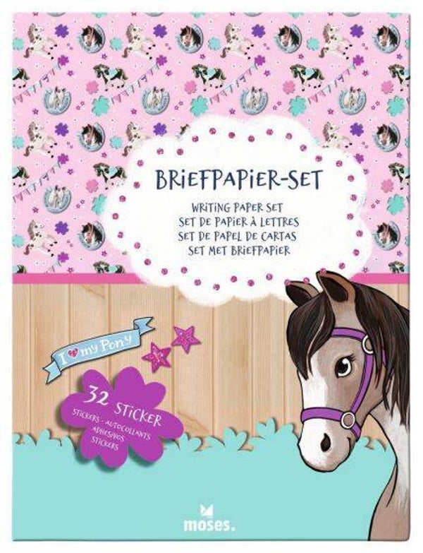 Briefpapier paarden